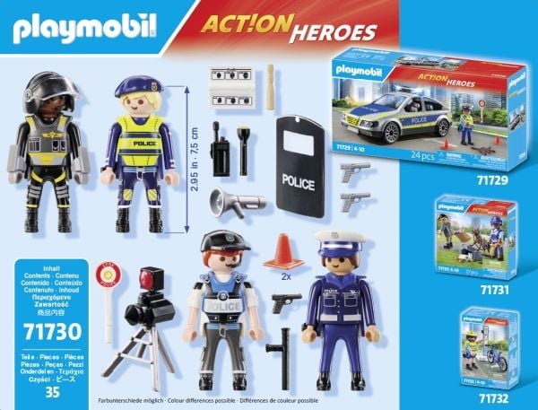 Playmobil 71730, Poliisi, 4 vuosi/vuosia, Monivärinen, Muovi