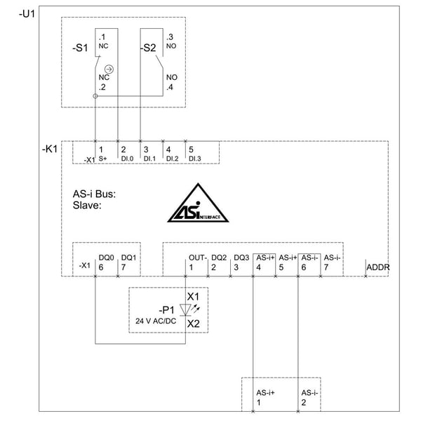 Kotelo 3SU1803-0AB10-4HB1 1 kpl (3SU18030AB104HB1)