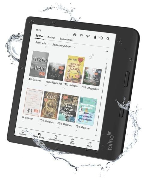 Tolino Vision Color e-kirjan lukulaite 7" E Ink Kaleido 32 GB, musta