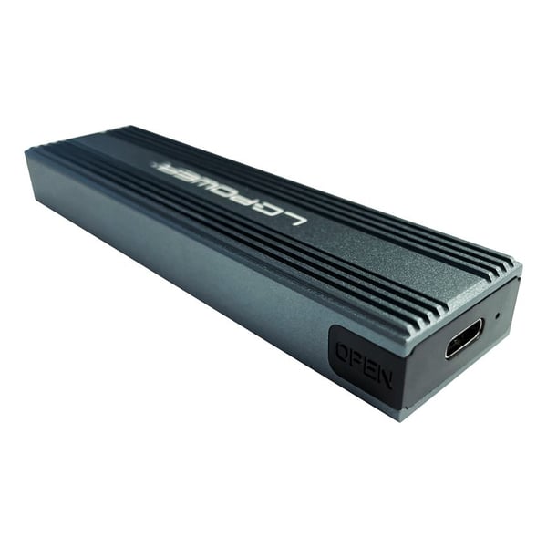 LC-POWER USB-C-kotelo f.NVMe o.SATA f.VNMe tai SATA-M2