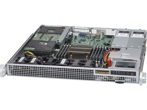Supermicro SC514 R407W - Rackmonterbar 1U - SATA/SAS - ikke-driftsutskiftbar 400 watt
