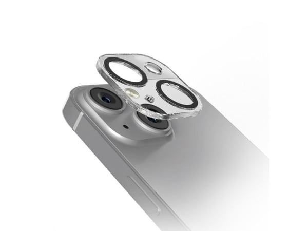 SBS TED3OCAMGLIP15, Apple, iPhone 15, iPhone 15 Plus, Slagbestandig, Sjokkresistent, Svart, Gjennomsiktig, 1 stykker