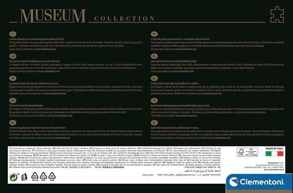Clementoni Puslespil HQC Museum Teriers "Archduke Leopold Wilhelm", 2000 brikker