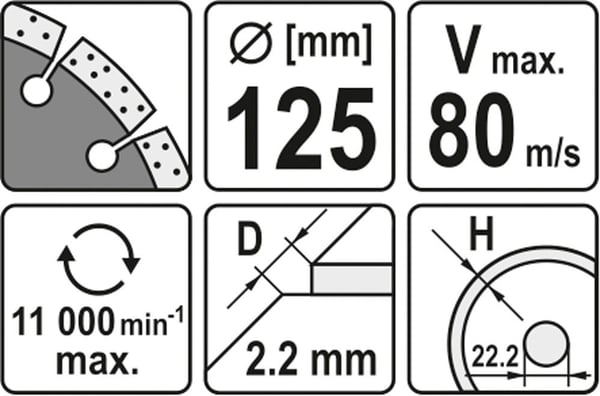 Diamantskiva YT-6003