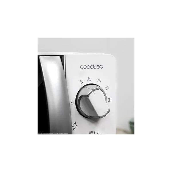 Cecotec ProClean 2010, Benkeplate, Solo mikrobølge ovn, 20 l, 700 W, Rotasjon, Hvit