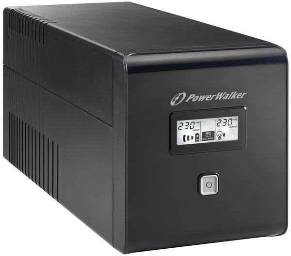 PowerWalker VI 1000 LCD, 1 kVA, 600 W, 160 V, 290 V, 50/60 Hz, 220 V