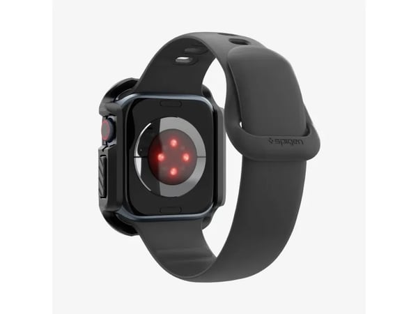 Spigen Tough Armor, Kotelo, Älykello, Musta, Apple, Apple Watch 10 (46mm), Polykarbonaatti (PC), Termoplastinen polyuretaani (TPU)