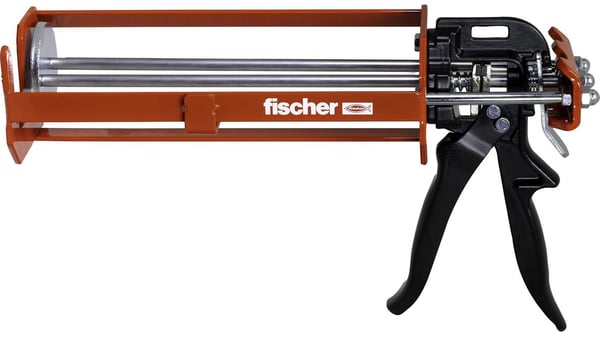Fischer 563241, Patruunallinen massapuristin, Musta, Punainen, Metalli, 825 ml, 1 kpl