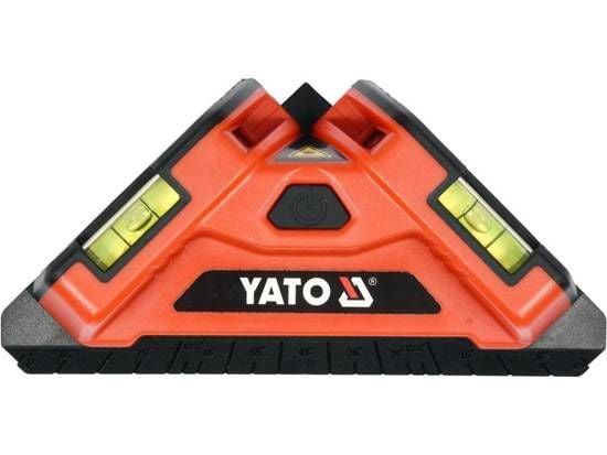 Yato YT-30410, 10 m, 1 mm/m, 690 nm, 3-punkts selvnivellerende laserinstrument, Oransje, Akrylonitril-butadien-styren (ABS)