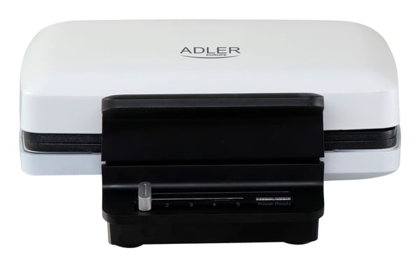 Adler AD 3085, 2 vafler, Rektangulær, Svart, Hvit, 0,8 m, Horisontal/vertikal, 1800 W