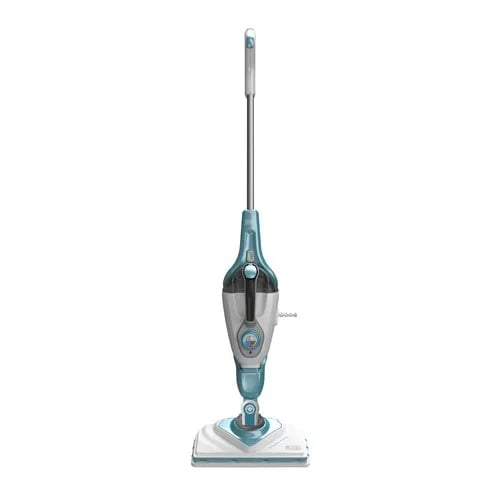 Black & Decker BHSM166DSM, Dampmopp, 0,5 l, Akva, Hvit, Knapper, Rotasjon, Fiksert, 6 m