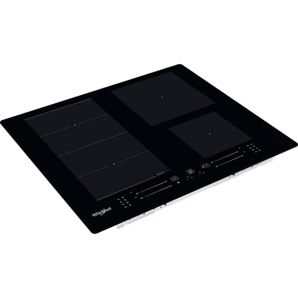 Whirlpool WF S7560 NE, Musta, Kiinteä, 60 cm, Keittoalueinduktioliesi, Keraaminen, 4 alue(tta)