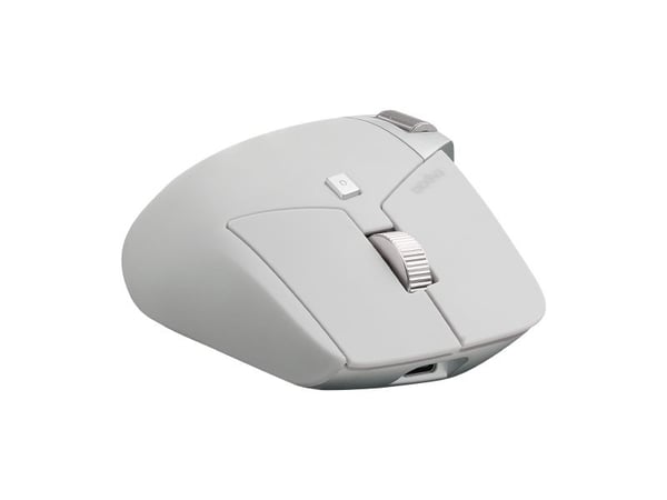 Rapoo MT760L, Høyre hendt, Optisk, RF trådløs + Bluetooth, 3200 DPI, Grå