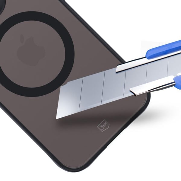 3MK Smoke MagCase, Suojus, Apple, 16 cm (6.3"), Musta