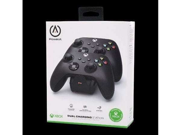 PowerA 1519564-01, Xbox Series S, Xbox Series X, Opladerstativ, Sort, USB, Ledningsført, Microsoft