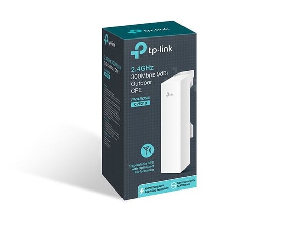 TP-Link CPE210 - Trådløst tilgangspunkt - Wi-Fi - 2.4 GHz - DC-strøm