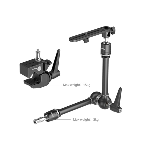 SmallRig 4862, Aluminium, Sort, Aluminium, 52,4 cm, 3 kg, 140 mm, 90 mm