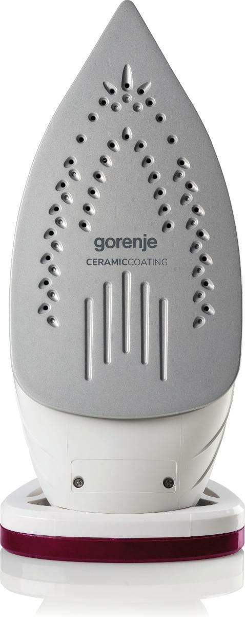 Gorenje SIH3000RBC, Dampstrykejern, Keramisk strykesåle, 2,5 m, 105 g/min, Rød, 40 g/min