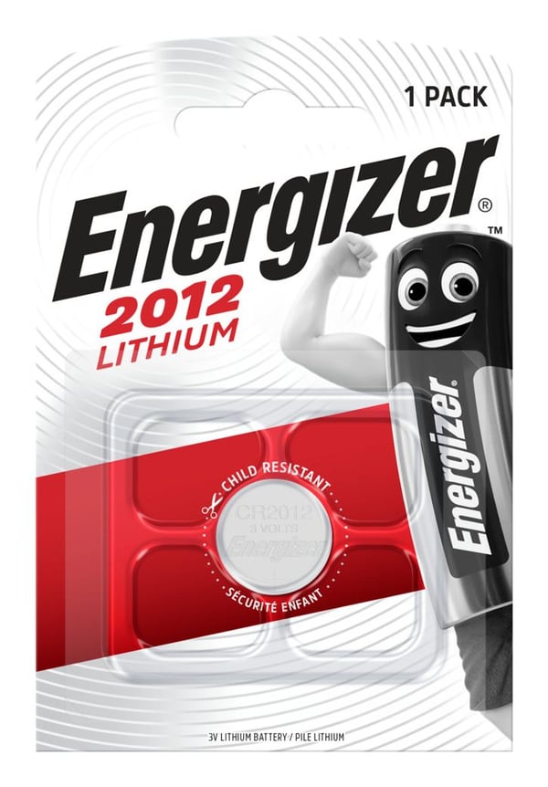 Energizer Lithium - Batteri CR2012 - Li - 58 mAh