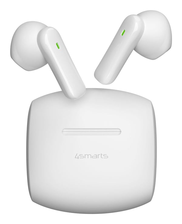 4smarts SkyBuds Air, True Wireless Stereo (TWS), Puhelut/Musiikki/Urheilu/Päivittäinen, 40 g, Kuulokkeet, Valkoinen