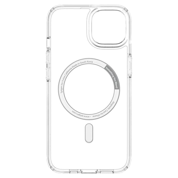 Spigen ACS03528, Mobilskal, Apple, iPhone 13, 15,5 cm (6.1"), Transparent, Vit