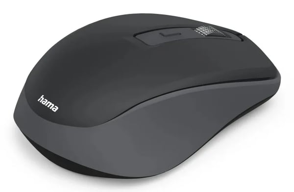Hama WM-450, oikeakätinen, optinen, langaton RF + Bluetooth, 1600 dpi, musta