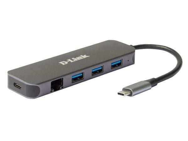 D-Link DUB-2334 - Dokkingstasjon - USB-C - HDMI - 1GbE