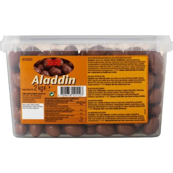 Toms Aladdin 2 kg muoviämpärissä