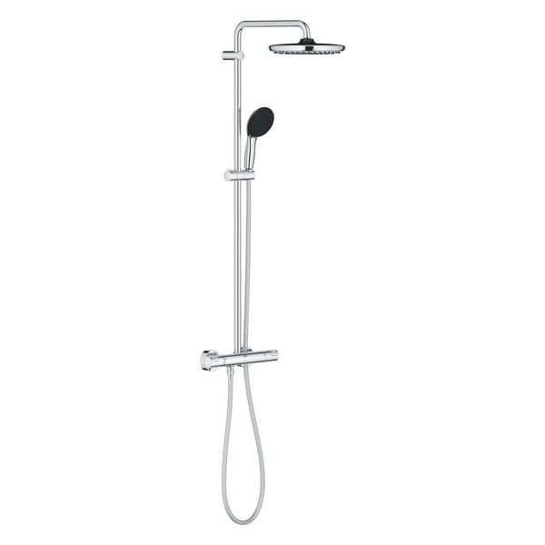 Grohe Vitalio Start System 250 Dusjsystem med termostat for veggmontering - Krom
