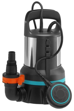 Gardena 9032-20, 450 W, AC, 0,7 bar, 11000 l/h, IPX8, Musta, Hopea