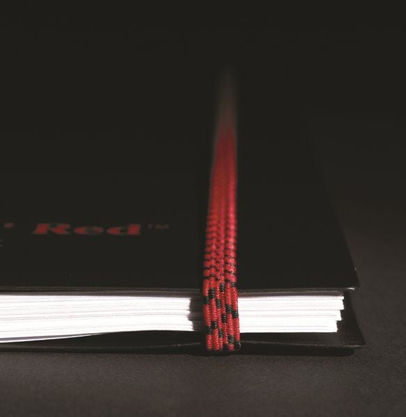 Oxford Black n'Red, PP, A4, kvadrert