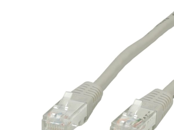 VALUE UTP Patch Cord, Cat.6, grey 1,5 m, U/UTP (UTP), Grå