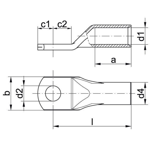 Klauke 85V8, 35 mm², M8, 10 stykker