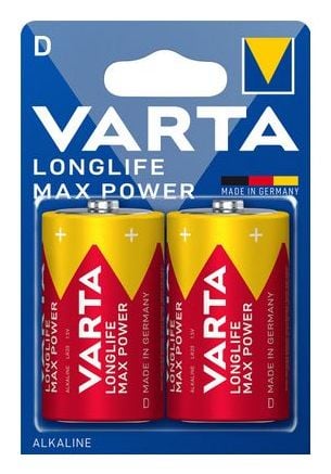Varta 04720 101 422, LR20, Alkalinsk, 1,5 V, 2 stykker, Rød, Gult, Tyskland