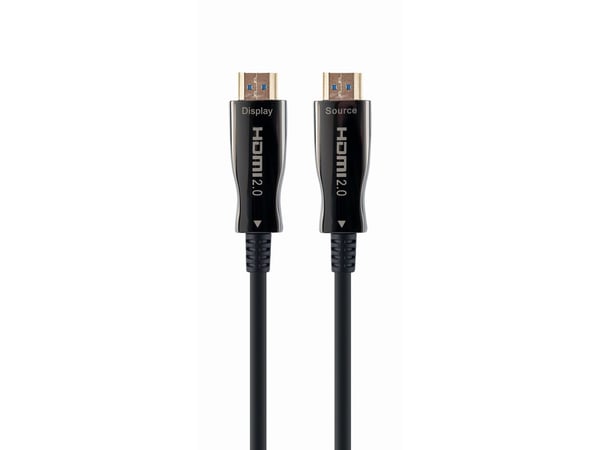 Cablexpert - High Speed - HDMI-kabel med Ethernet - HDMI hann til HDMI hann - 30 m - fiberoptisk - Active Optical Cable (AOC)