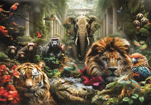 Pussel HQC Mystic Jungle, 1000 bitar