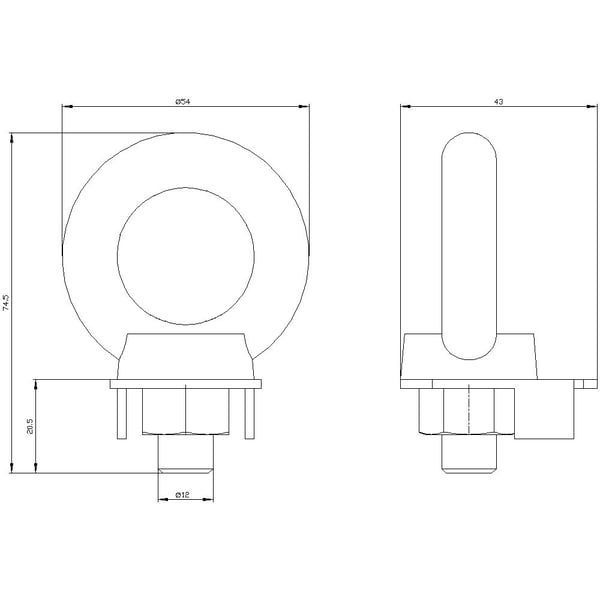 Siemens 8GK9918-0KK00, Terästä, 150 mm, 200 mm, 50 mm, 860 g