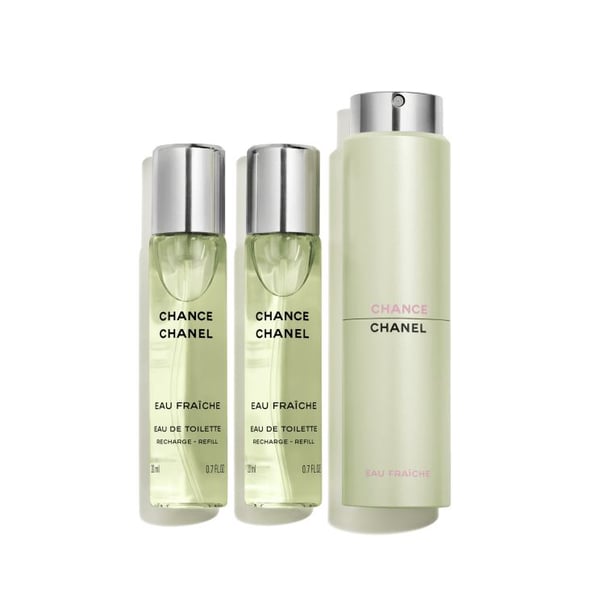 Chanel Chance Eau Fraiche edt 3x20ml förpackning + refiller