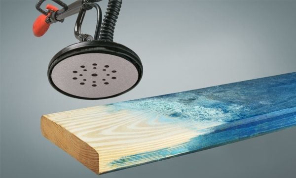 kwb Quick-stick Sanding Discs for Wood & Paint, Laikka, Muovi, Puu, Alumiinioksidi, Hopea, Pyöreä, 22,5 cm
