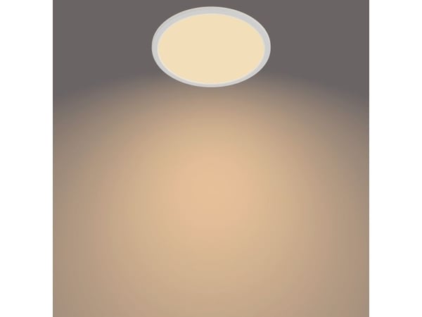 Philips Superslim CL550 - Vägg-/taklampa - LED - 15 W - 2700 K - rund - vit