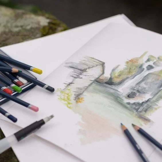 Derwent Watercolour 36 stk tin æske, akvarelblyant