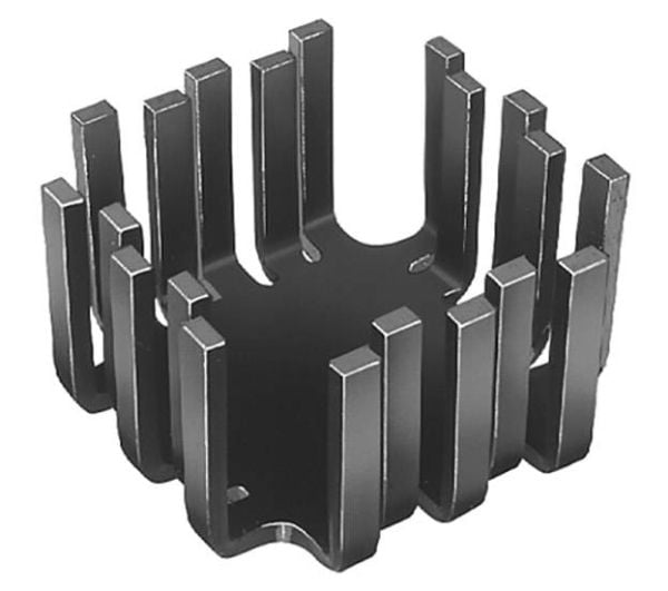 Fischer Elektronik 10034943 FK 202 SA-CB Fingerkylfläns 8 K/W (L x B x H) 45 x 45 x 12,7 mm TO-3, TO-55, SOT-9, SOT-32, TO-220