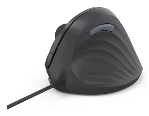 Hama ECM-500R, Oikeakätinen, Vaakasuuntainen muotoilu, Optinen, USB A-tyyppi, 1800 DPI, musta