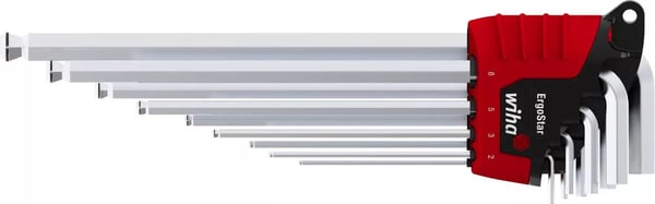 Wiha ErgoStar 369R - L-avainsarja - 10 osaa - pidikkeessä