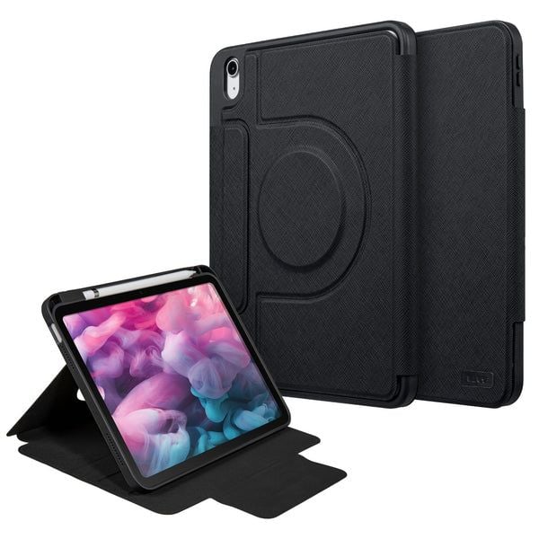 Laut PRESTIGE FOLIO MG - Vikbart fodral för surfplatta - konstläder - svart - för Apple 10.9-inch iPad (10:e generation)