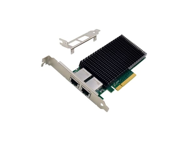 InLine Dual 10 Gigabitin verkkokortti - 2x RJ45 10Gb/s - PCIe x8 (51128A)