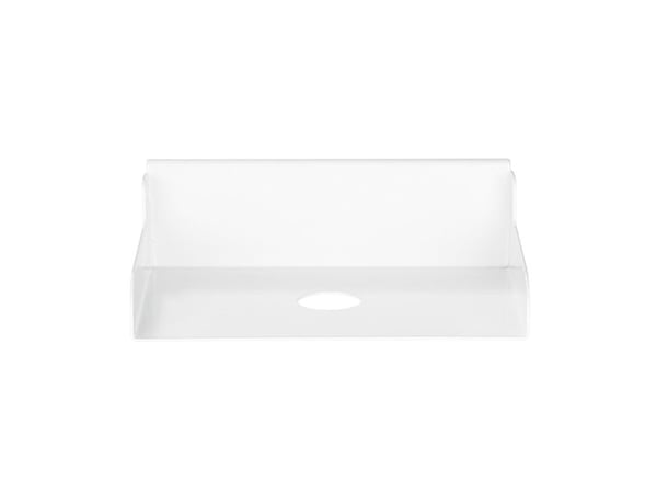 LogiLink EO0019-7, Sporveggfilholder, Hvit, Stål, 3 kg, 120 mm, 180 mm