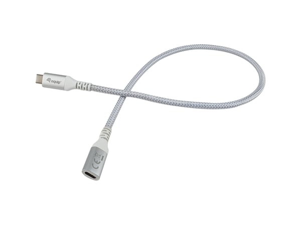 Equip 128375, 0,5 m, USB C, USB C, USB 3.2 Gen 2 (3.1 Gen 2), 10000 Mbit/s, Hvid