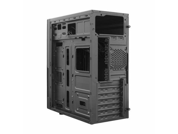 SBOX PCC-180, Midi Tower, PC, Svart, micro ATX, Micro-ITX, ABS, Metall, 14,8 cm