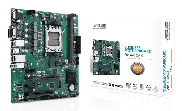 ASUS PRO A620M-C-CSM hovedkort AM5 micro ATX DDR5